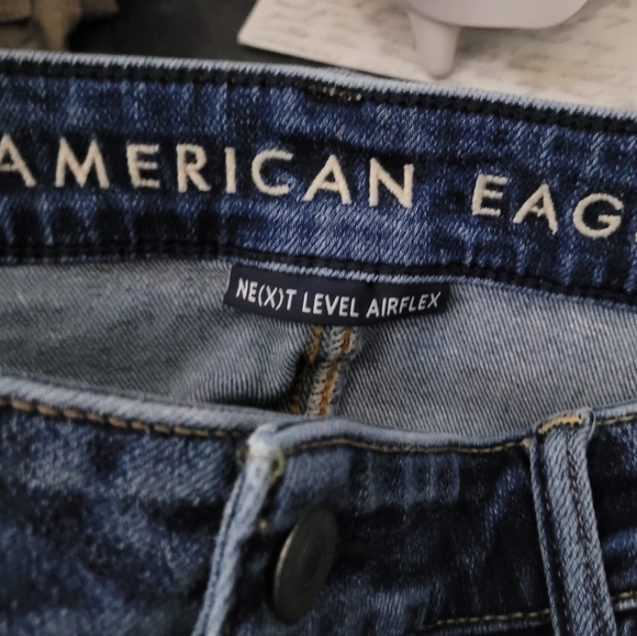 AMERICAN EAGLE | Next Level Airflex skinny distressed busted knee jeans - Picture 6 of 10